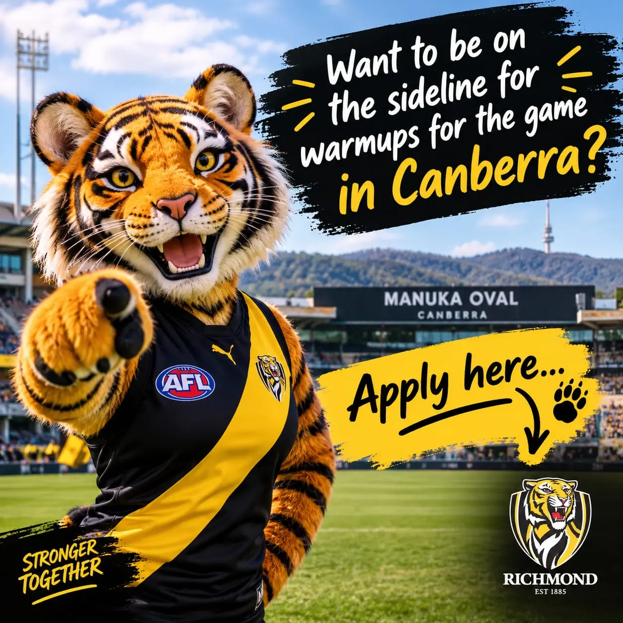AFLW Manuka Game 20th September 2026
